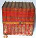 Rare Antique Huntley&palmers Library Figural Red/gilt Books Biscuit Tin 1900