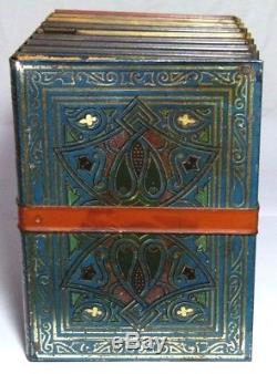 Rare Antique Huntley&palmers Waverly Figural Books Biscuit Tin C1903