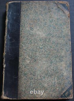 Rare Antique Old Book American Protestant 1847 Calvin, Luther, Assassination +