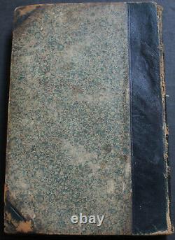 Rare Antique Old Book American Protestant 1847 Calvin, Luther, Assassination +