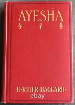 Rare Antique Old Book Ayesha 1905 Illustrated Occult Tibet Egypt Africa Gothic