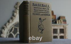 Rare Antique Old Book Baseball Individual Team Play 1915 1st Edition Illustrated