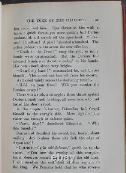 Rare Antique Old Book Belshazzar Fall Of Babylon 1902 Illustrated Legend Tale