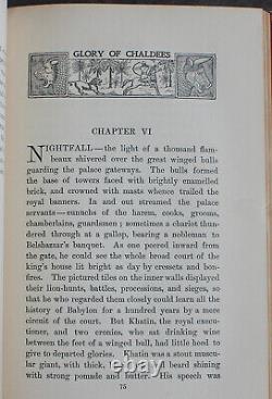 Rare Antique Old Book Belshazzar Fall Of Babylon 1902 Illustrated Legend Tale