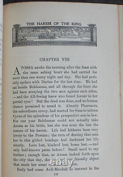 Rare Antique Old Book Belshazzar Fall Of Babylon 1902 Illustrated Legend Tale