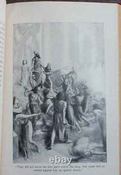 Rare Antique Old Book Belshazzar Fall Of Babylon 1902 Illustrated Legend Tale