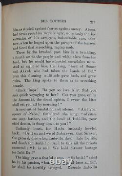 Rare Antique Old Book Belshazzar Fall Of Babylon 1902 Illustrated Legend Tale