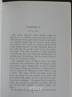 Rare Antique Old Book Benares Sacred City India 1905 Illustrated Occult Gods