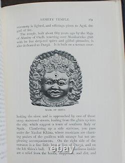 Rare Antique Old Book Benares Sacred City India 1905 Illustrated Occult Gods