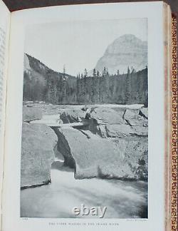 Rare Antique Old Book Canada 1912 Illustrated Maps Pioneers Geography Indians