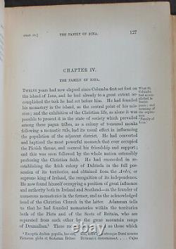 Rare Antique Old Book Celtic Scotland 1877 Ancient Alban Church & Culture