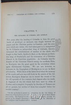 Rare Antique Old Book Celtic Scotland 1877 Ancient Alban Church & Culture