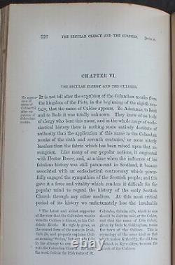 Rare Antique Old Book Celtic Scotland 1877 Ancient Alban Church & Culture