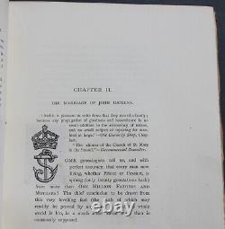 Rare Antique Old Book Childhood Charles Dickens 1891 Illustrated Numbered #38