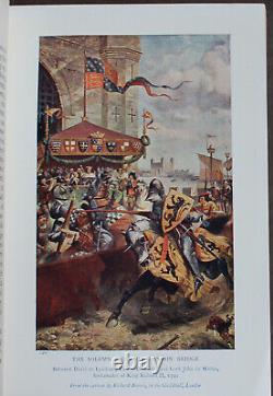 Rare Antique Old Book Chivalry 1920 Illustrated King Arthur Medieval Legend