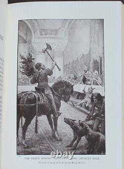 Rare Antique Old Book Chivalry 1920 Illustrated King Arthur Medieval Legend