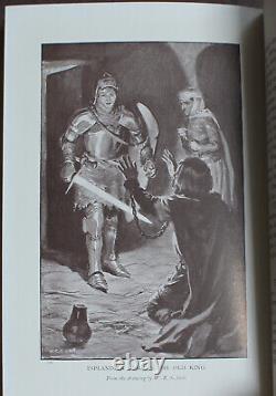 Rare Antique Old Book Chivalry 1920 Illustrated King Arthur Medieval Legend