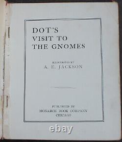 Rare Antique Old Book Dot's Visit To The Gnomes 1907 Illustrated Fairy Tale