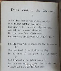 Rare Antique Old Book Dot's Visit To The Gnomes 1907 Illustrated Fairy Tale