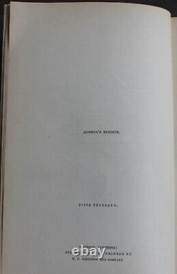 Rare Antique Old Book English Legends + 1859 Author's Edition Richard Doyle