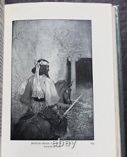Rare Antique Old Book Epic Heroes 1927 Illustrated Celtic Greek Robin Hood WithDJ