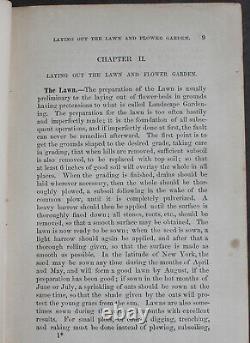 Rare Antique Old Book Florist Plants 1869 1st Illustrated Garden Nature Scarce