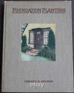 Rare Antique Old Book Foundation Planting 1937 Illustrated Layouts Design Nature