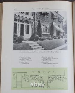 Rare Antique Old Book Foundation Planting 1937 Illustrated Layouts Design Nature