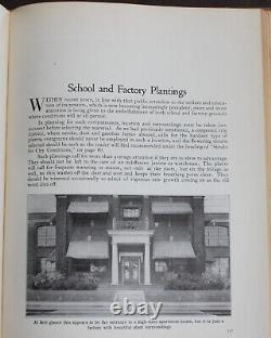 Rare Antique Old Book Foundation Planting 1937 Illustrated Layouts Design Nature