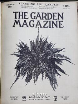 Rare Antique Old Book Gardens & Gardening 1906 Illustrated Nature Plants Scarce