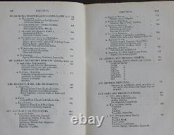 Rare Antique Old Book Geology Agriculture Engineering Land Gems Oil + Map 1874