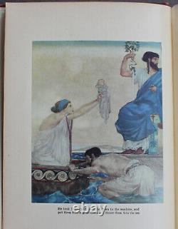 Rare Antique Old Book Greek Fairy Tales 1910 Illustrated Myth Legend Greece