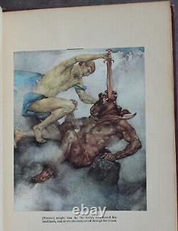 Rare Antique Old Book Greek Fairy Tales 1910 Illustrated Myth Legend Greece