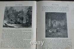 Rare Antique Old Book Hunting & Fishing In America 1883 1st Edition Illustrated