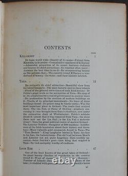 Rare Antique Old Book Ireland 1915 Illustrated Dublin Galway Belfast Cork Scarce