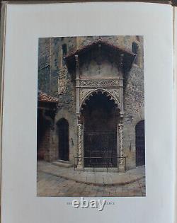 Rare Antique Old Book Italy 1927 Illustrated Genoa Rome Milan Venice Naples +