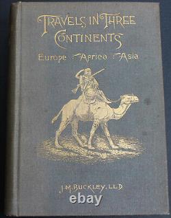 Rare Antique Old Book Italy Egypt Jerusalem Greece Turkey 1895 Illustrated