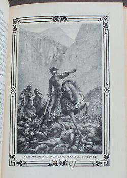 Rare Antique Old Book King Arthur Robin Hood Vikings 1907 Illustrated Fairy Tale