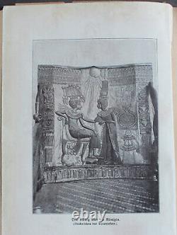 Rare Antique Old Book King Tut 1924 Illustrated Egypt Afterlife Treasures German