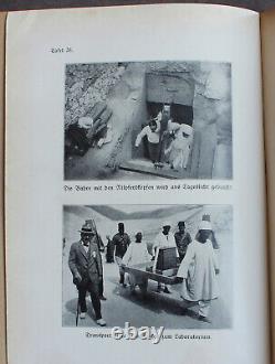 Rare Antique Old Book King Tut 1924 Illustrated Egypt Afterlife Treasures German