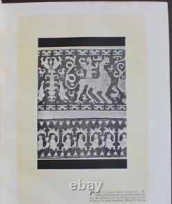 Rare Antique Old Book Lace 1904 Illustrated Italian Spanish Irish Fashion