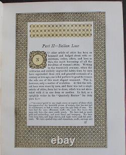 Rare Antique Old Book Lace 1904 Illustrated Italian Spanish Irish Fashion