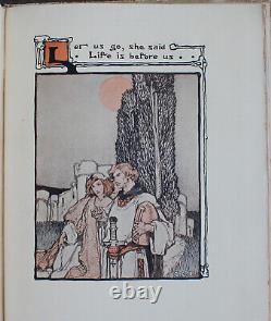 Rare Antique Old Book Lady King Arthur Court 1907 Illustrated Medieval Legend