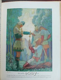 Rare Antique Old Book Legends Of Charlemagne 1924 Illustrated Fairy Tale Story