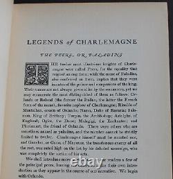 Rare Antique Old Book Legends of Charlemagne 1924 Illustrated Fairy Tale Wyeth