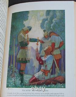 Rare Antique Old Book Legends of Charlemagne 1924 Illustrated Fairy Tale Wyeth
