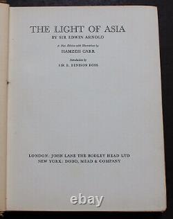 Rare Antique Old Book Light of Asia 1926 Illustrated Buddhism Eastern Religion