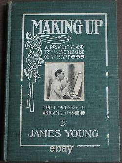 Rare Antique Old Book Makeup 1905 Illustrated Blackface Race Cosmetics Scarce