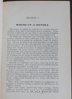 Rare Antique Old Book Makeup 1905 Illustrated Blackface Race Cosmetics Scarce