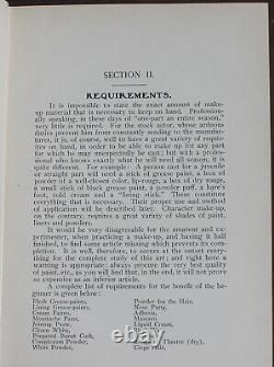 Rare Antique Old Book Makeup 1905 Illustrated Blackface Race Cosmetics Scarce